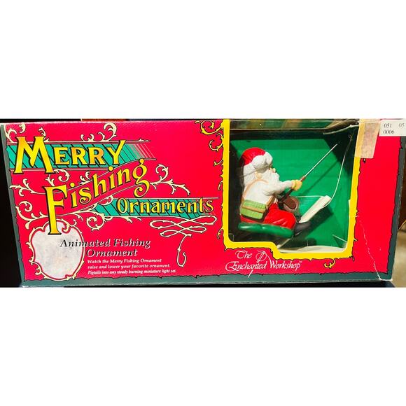 Merry Fishing  Animating Fishing Ornament from the Enchanted workshop - Picture 2 of 9